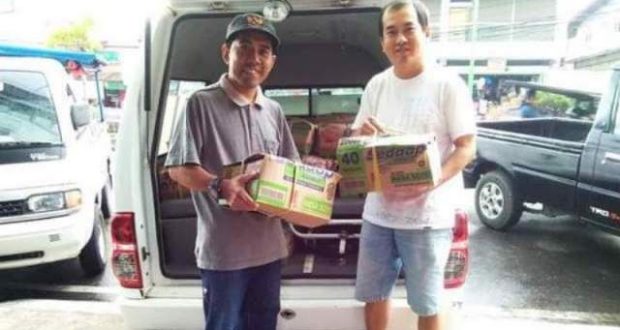 Gandeng Baznas Kotamobagu, Management Abdi Karya dan Dragon Swalayan Salurkan Paket Ramadhan